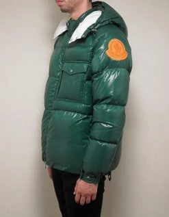 2 Moncler 1952 Barthet Green Nylon Down Jacket