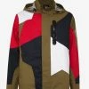 2 Moncler 1952 Baudrier Multicolour Patchwork Windbreaker