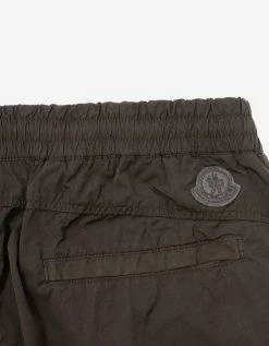 2 Moncler 1952 Dark Green Nylon Athletic Trousers Clothing