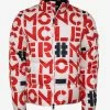 2 Moncler 1952 Clothing Jehan All-Over Logo Print Nylon Down Jacket