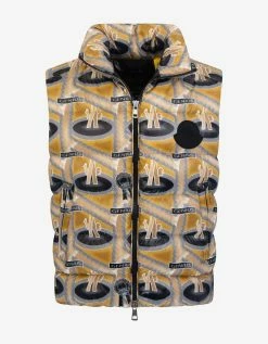 2 Moncler 1952 Parker Genius Print Nylon Down Gilet Clothing