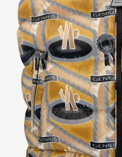 2 Moncler 1952 Parker Genius Print Nylon Down Gilet Clothing