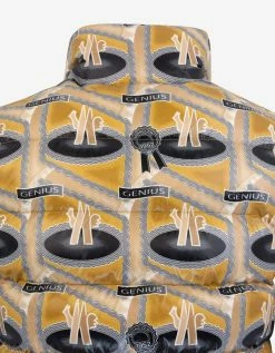 2 Moncler 1952 Parker Genius Print Nylon Down Gilet Clothing