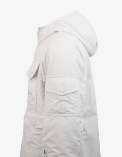 2 Moncler 1952 Clothing Rila White Nylon Down Jacket