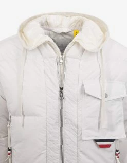 2 Moncler 1952 Trient White Nylon Down Jacket