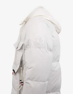 2 Moncler 1952 Trient White Nylon Down Jacket