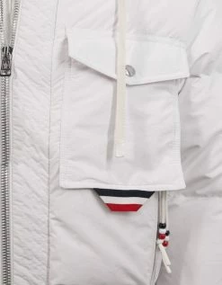2 Moncler 1952 Trient White Nylon Down Jacket