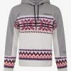 7 Moncler Fragment Hiroshi Fujiwara Clothing Fair Isle Panel Hoodie