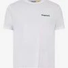 7 Moncler Fragment Hiroshi Fujiwara White News Logo Print T-Shirt Clothing
