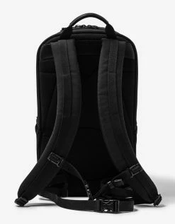 Moncler Black Cut Logo Backpack Accessories