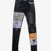 Brand new 💯 Amiri Clothing Bandana Art Patch Aged Black 👖 Jeans ⌛ 2 Amiri Clothing Bandana Art Patch Aged Black Jeans