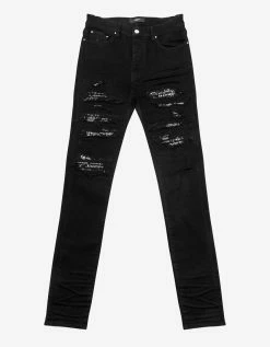Amiri Bandana Thrasher Black Jeans Clothing