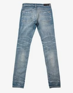 Amiri Bandana Thrasher Clay Indigo Jeans Clothing