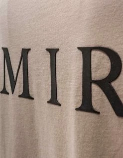 Amiri Beige M.A. Logo T-Shirt