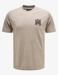 Amiri Beige M.A. Logo T-Shirt
