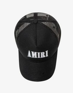 Accessories Black Amiri Core Logo Trucker Hat