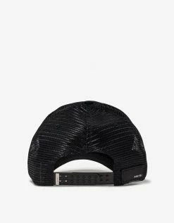 Black Amiri Logo Trucker Hat