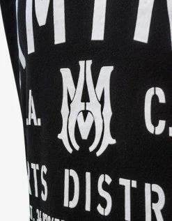 Black Amiri Stencil Crew Sweatshirt