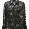 Amiri Clothing Black Army Stencil Shirt