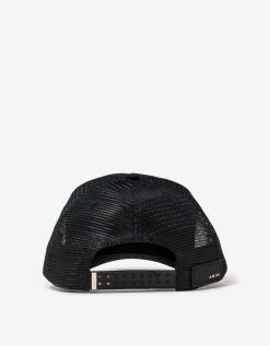 Amiri Accessories Black & Blue Three Star Trucker Hat