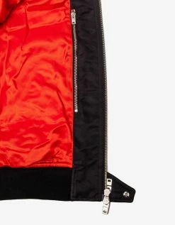 Amiri Black Bones Bomber Jacket Clothing