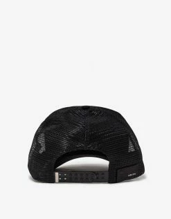 Amiri Black & Brown Three Star Trucker Hat Accessories