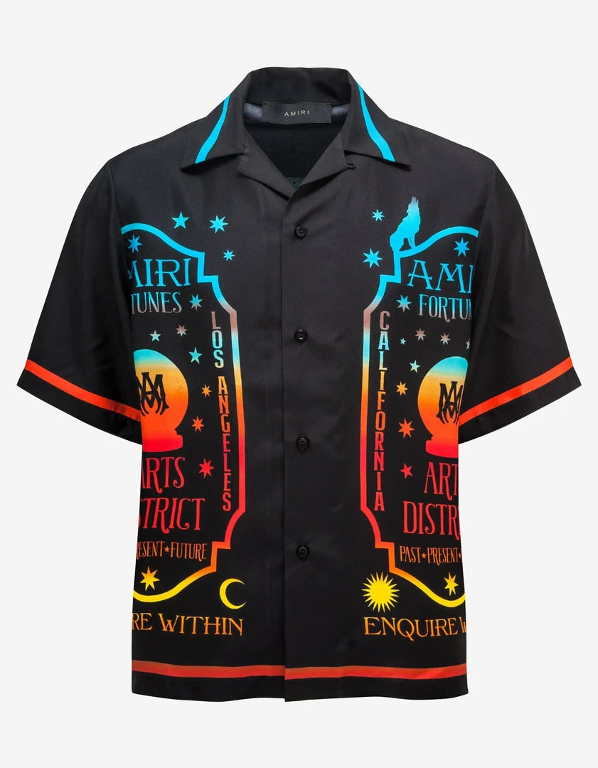 Best reviews of π Amiri Black Fortune Bowling π Shirt Clothing π 3 Amiri Black Fortune Bowling Shirt Clothing