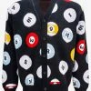 Amiri Black Pool Ball Cashmere Cardigan