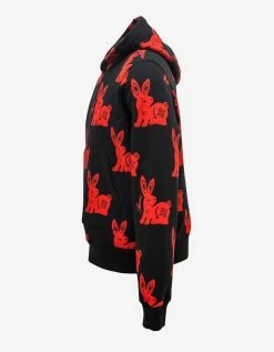 Best Sale π Amiri Black Rabbit Allover Hoodie Clothing π― 9 Amiri Black Rabbit Allover Hoodie Clothing