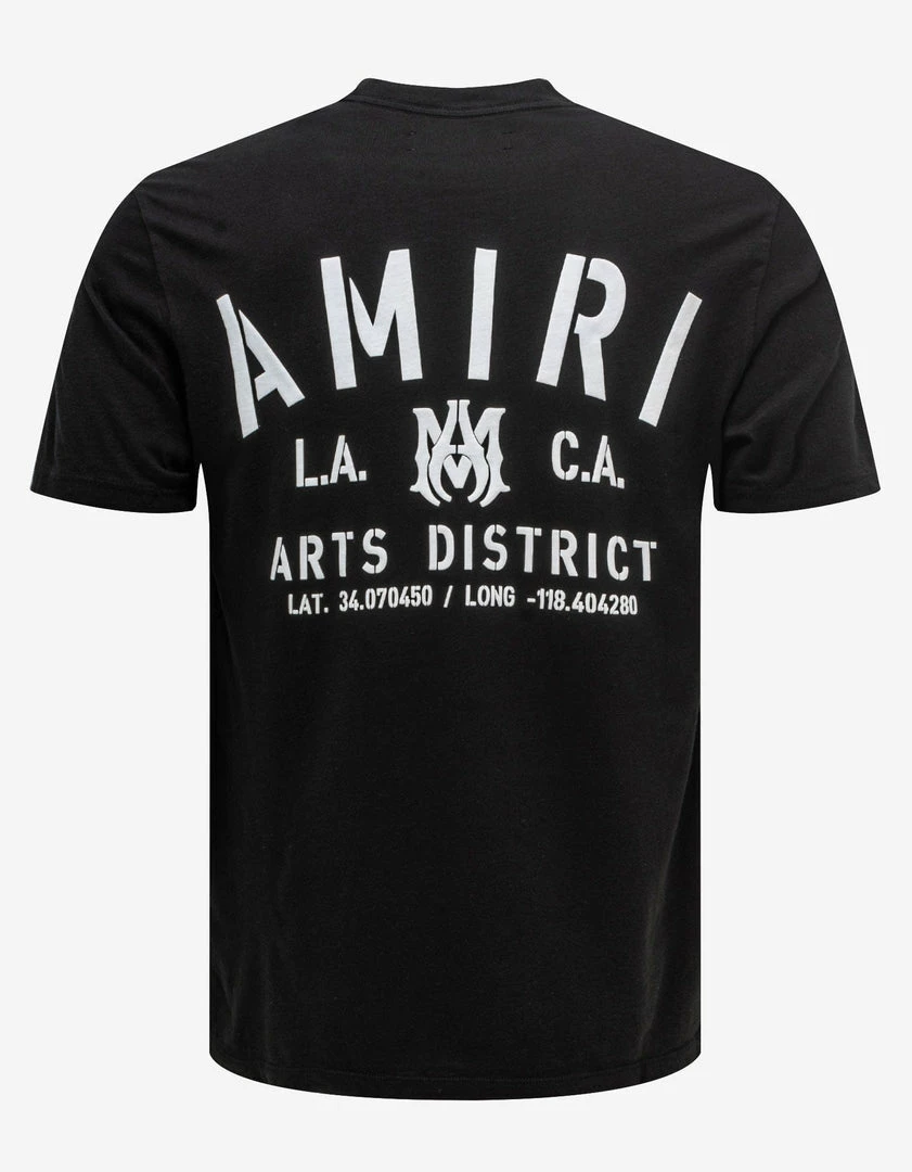 Outlet ✔️ Amiri Black Stencil Print T-Shirt 🥰 4 Amiri Black Stencil Print T-Shirt