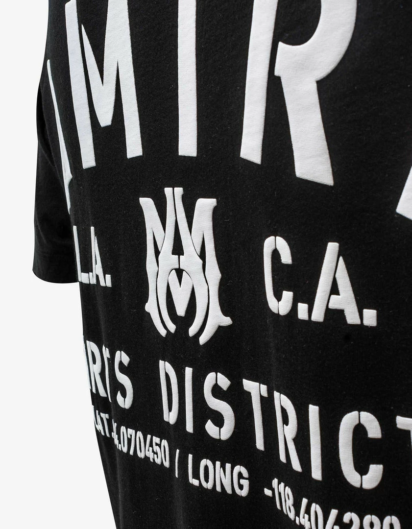 Outlet ✔️ Amiri Black Stencil Print T-Shirt 🥰 8 Amiri Black Stencil Print T-Shirt
