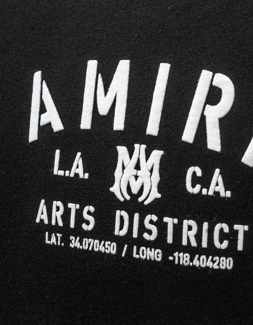 Outlet ✔️ Amiri Black Stencil Print T-Shirt 🥰 6 Amiri Black Stencil Print T-Shirt
