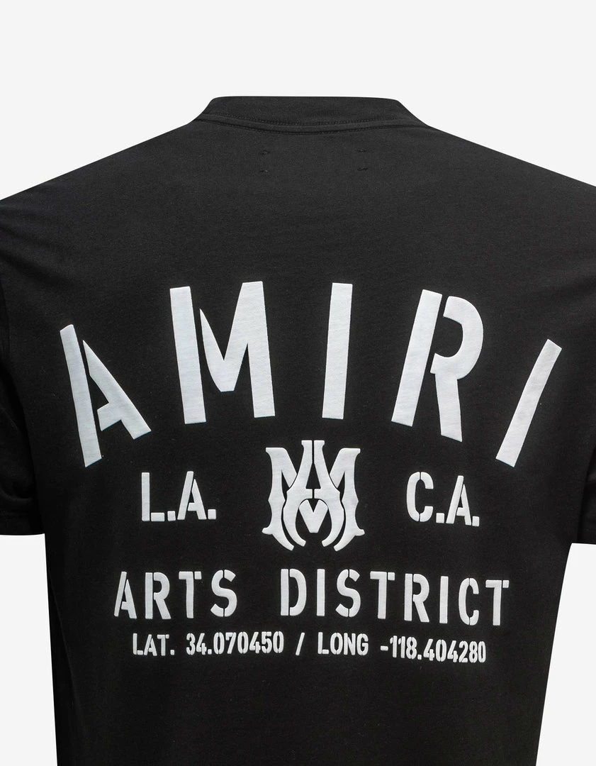 Outlet ✔️ Amiri Black Stencil Print T-Shirt 🥰 7 Amiri Black Stencil Print T-Shirt