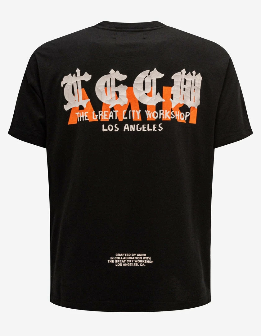 Budget ๐ Amiri Clothing Black T.G.C.W. Logo T-Shirt ๐ฅฐ 4 Amiri Clothing Black T.G.C.W. Logo T-Shirt
