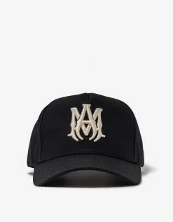Amiri Accessories Black & White MA Trucker Hat