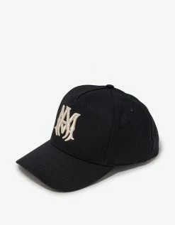 Amiri Accessories Black & White MA Trucker Hat