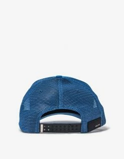Amiri Accessories Blue Three Star Trucker Hat