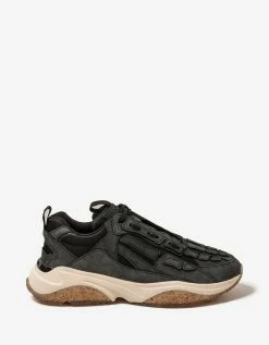 Amiri Bone Runner Black & White Trainers