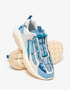 Amiri Bone Runner Blue & White Trainers