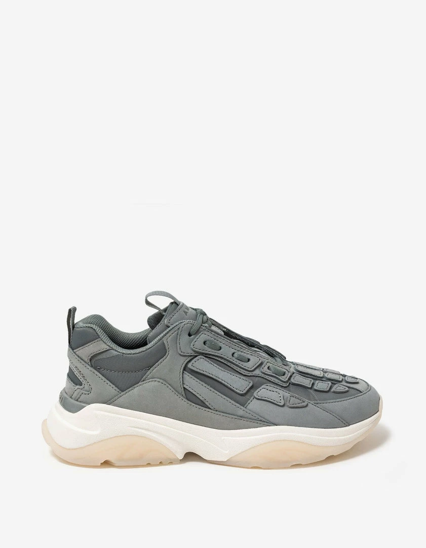 Best Pirce 🎉 Amiri Bone Runner Grey Trainers ⌛ 4 Amiri Bone Runner Grey Trainers
