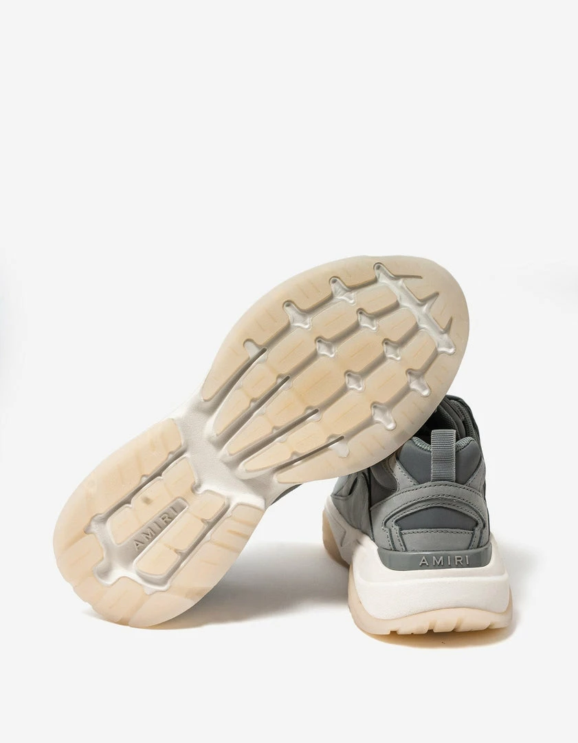 Best Pirce 🎉 Amiri Bone Runner Grey Trainers ⌛ 5 Amiri Bone Runner Grey Trainers