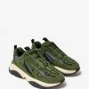 Amiri Bone Runner Olive Green & Black Trainers