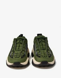 Amiri Bone Runner Olive Green & Black Trainers