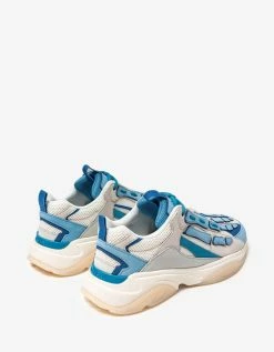 Amiri Bone Runner Blue & White Trainers