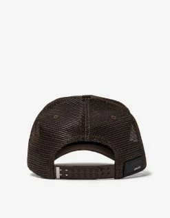 Amiri Brown Three Star Trucker Hat Accessories