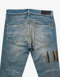 Amiri Core Applique Clay Indigo Jeans