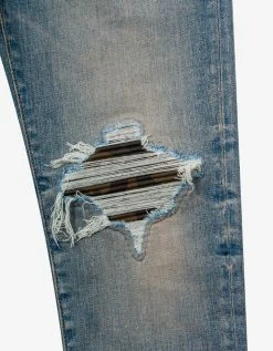 Amiri Core Applique Clay Indigo Jeans