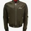Amiri Green Bones Bomber Jacket Clothing
