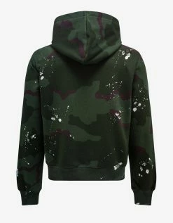 Amiri Green Camo Army Logo Hoodie Tracksuit