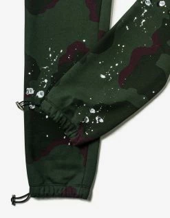 Amiri Green Camo Army Logo Hoodie Tracksuit
